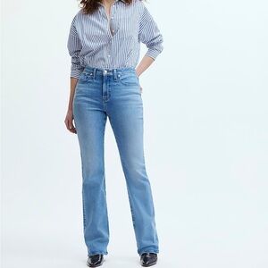 Madewell mid rise kick out jeans